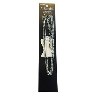 Hildie And Jo Silver Chains 3 Necklaces 18‎ Inches Antiquist